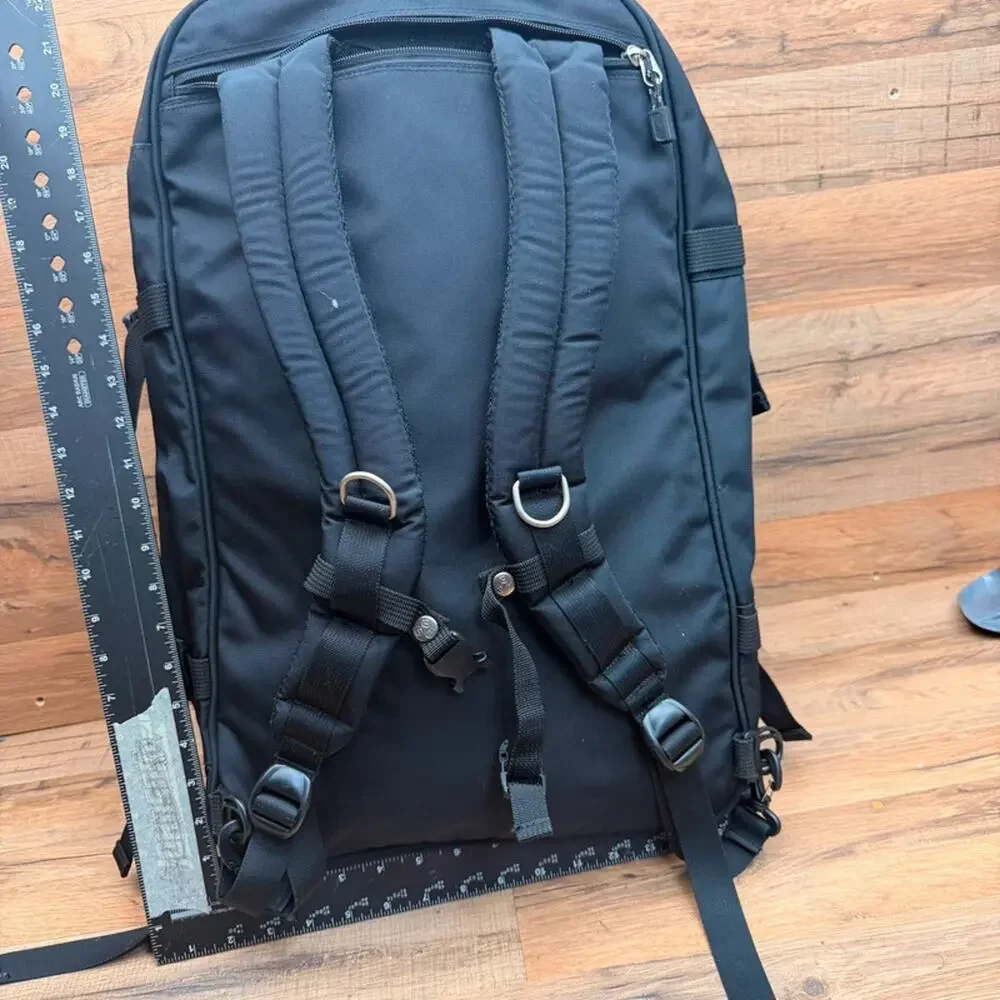 eBags Mother Lode Travel Suitcase Convertible Backpack Full Black